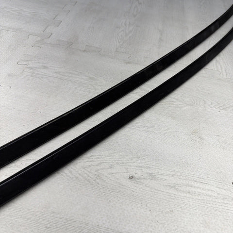 BMW E46 325 330 M3 Roof Rails Moldings Trims Pair Coupe OEM