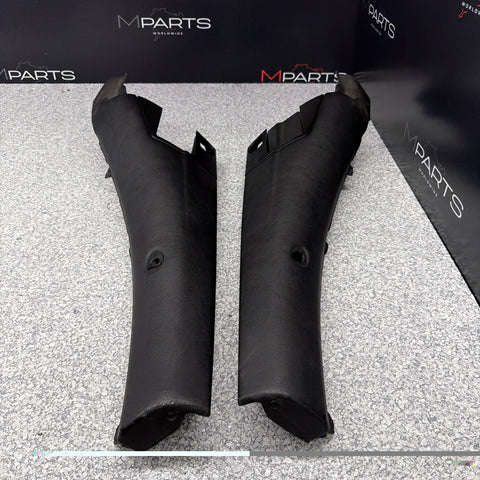 01-06 BMW E46 M3 OEM Convertible Rear Top Lateral Trim Pane Left Right Black