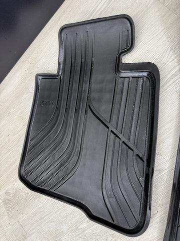 BMW F32 F33 F82 F83 F36 Front All Weather Floor Mats Genuine 51472348155