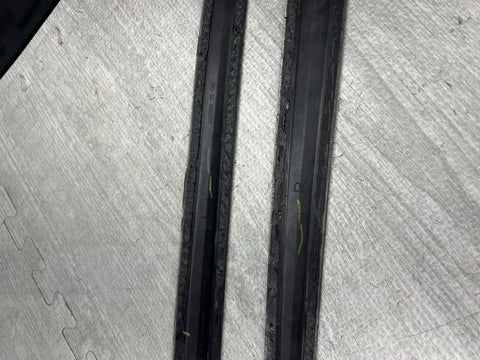 07-13 BMW E93 328 335 M3 Convertible Roof Trims Covers Moldings White Set OEM