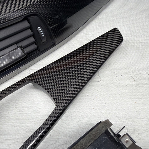 15-20 BMW F80 M3 F82 M4 Carbon Fiber Interior Dash Dashboard Trim Set OEM