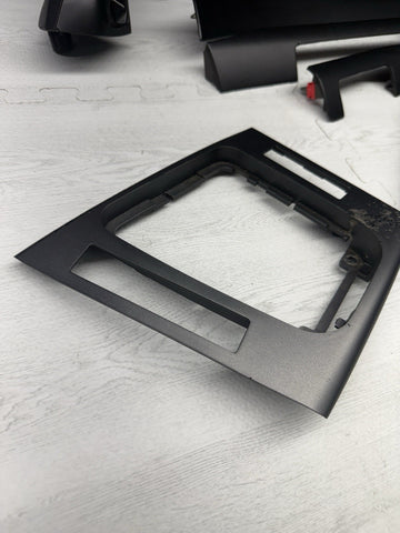 01-06 BMW E46 M3 Convertible Interior Armrests Trim Set Sprayed Black