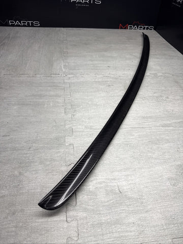 2001-2006 BMW E46 M3 Rear Trunk Spoiler Lip Carbon Fiber *Bubbling / Warped*