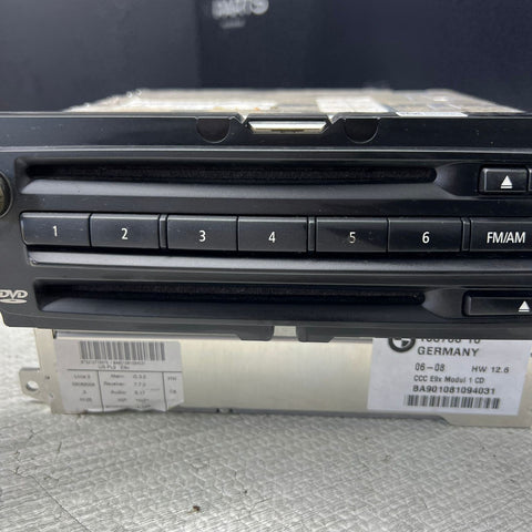 2008–2013 BMW 3 Series E90/E92/E93 Radio Navigation Head Unit OEM 9185537-01