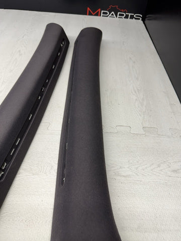 2001-2006 BMW E46 M3 Coupe Front A Pillars Trims Cover Black OEM