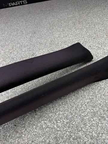 BMW E36 M3 328 Sedan A Pillars Interior Trims Cover Black Pair Set *Fading