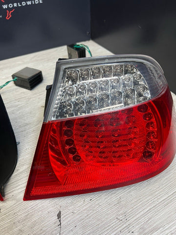 BMW 01-06 E46 325 330 M3 Coupe Outer Tinted LED Tail Lights
