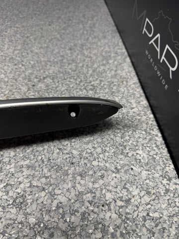 01-06 BMW E46 M3 Coupe Trunk Lid Grip Key Deck Handle Carbon Black *NOTES*