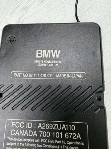 1996–2002 BMW Z3 / Z3M Roadster Alarm Keyless Entry Control Module OEM 1470403