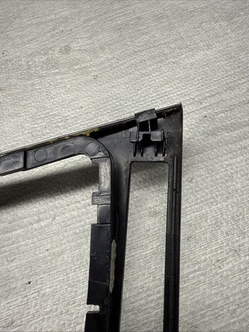 01-06 BMW E46 M3 Interior Center Shift Shifter Trim Brushed Aluminum Broken Tab