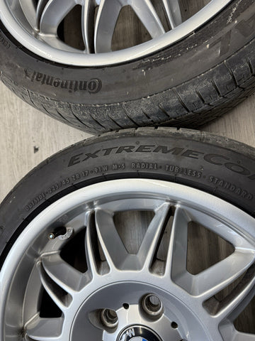 BMW 95-99 E36 M3 OEM 17x7.5 17x8.5 ET41 DS2 DSII Motorsport Wheels Rims