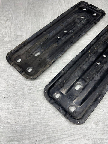 01-13 BMW E46 E90 E92 E93 M3 OEM MIDPIPE EXHAUST BRACKETS SUPPORT PLATES PAIR