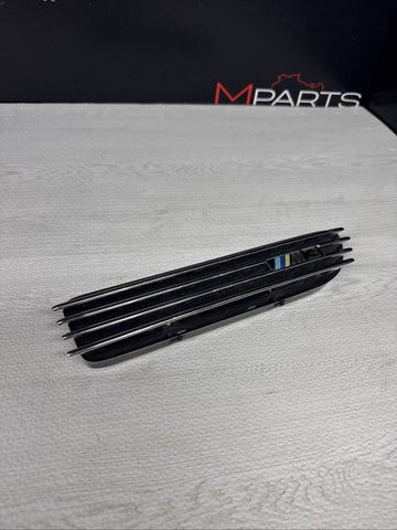 01-06 BMW E46 M3 Right Passenger Fender Vent Grille Grill Chrome OEM With Emblem