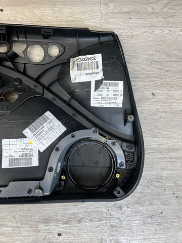 01-06 BMW E46 M3 PASSENGER RIGHT SIDE DOOR PANEL CARD BLACK OEM