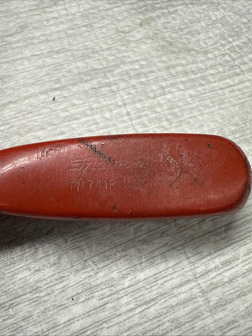 SNAP ON TOOLS TM741R 1/4” DRIVE ROUND HEAD RATCHET RED RACING EDITION - USA