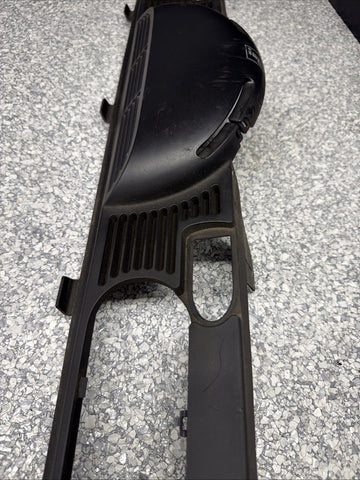 01-06 BMW E46 M3 CONVERTIBLE REAR SEAT ROLLOVER BAR TRIM COVER BLACK 8204279 OEM