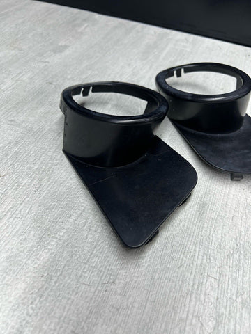 2000-2003 BMW E39 M5 FRONT LOWER FOG LIGHT GRILLES TRIMS OEM 51112496283