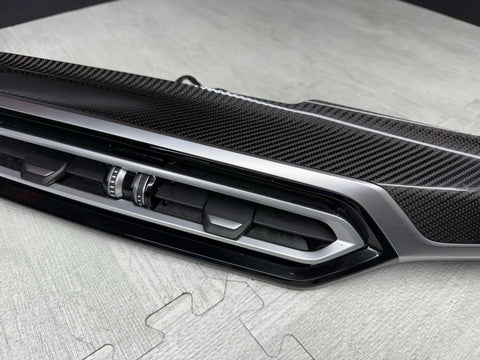2023-2025 BMW G80 M3 G82 G83 M4 Front Dash Trim Strip Carbon Fiber Vents OEM