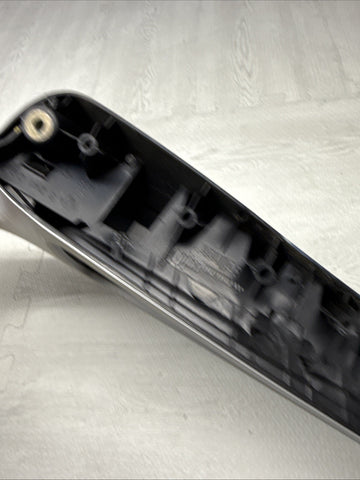 01-06 BMW E46 M3 Brushed Aluminum/Black Door Trim Armrest Right Front Passenger