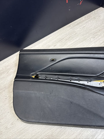 01-06 BMW E46 M3 DRIVER LEFT SIDE DOOR PANEL CARD BLACK OEM *Notes*