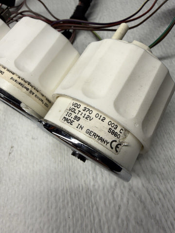 BMW E36 Z3M Z3 M Center Dash Battery Voltage Voltmeter Gauges Meters Set OEM