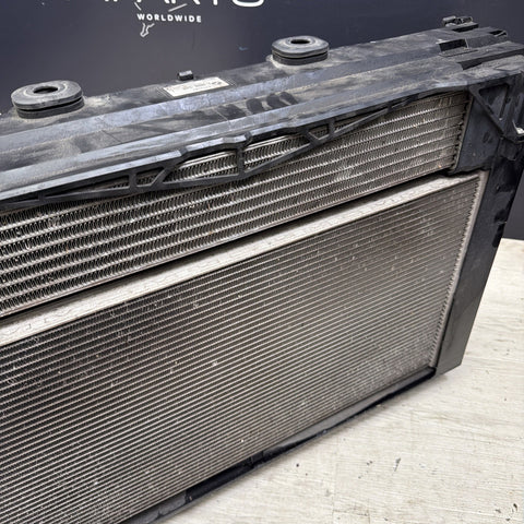 12-18 BMW F06 F10 F12 M5 M6 S63 Main Radiator Intercooler Cooling Assembly OEM