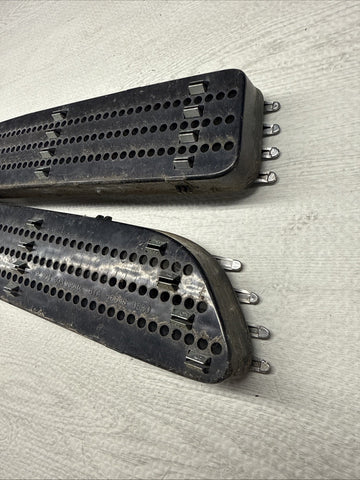 01-06 BMW E46 M3 Left Right Fender Vent Grilles Grills Trims Silver