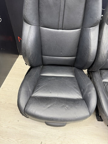 OEM BMW E92 M3 08-13 COUPE POWER FRONT SEATS BLACK NOVILLO LEATHER *NOTES*