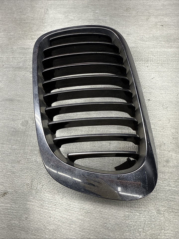 BMW E46 M3 01-06 Hood Grille Chrome OEM Left Driver 51138247674 *Broken Tabs
