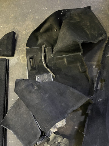 15-20 Ferrari 488 Spider Pista Front & Rear Black Floor Carpet Interior OEM