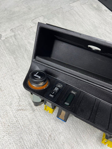 92-99 BMW E36 323 325 328 M3 Front Center Console Tray Storage Heated Buttons