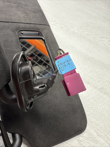 BMW 13-19 F06 M6 SEDAN ALCANTARA SUEDE SUNVISORS SUN VISORS OEM