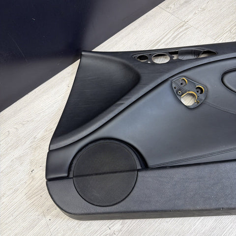 01-06 BMW E46 M3 PASSENGER RIGHT SIDE DOOR PANEL CARD BLACK OEM