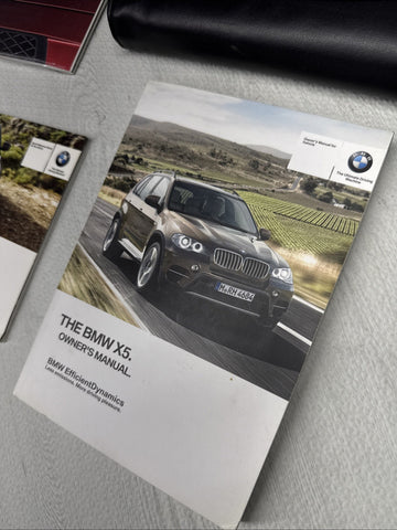 2015 BMW X5 (F15) OWNERS MANUAL BOOK BOOKLET GUIDE SET w/ CASE