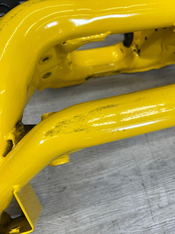 01-06 BMW E46 M3 REAR SUSPENSION SUBFRAME AXLE CARRIER CRADLE YELLOW