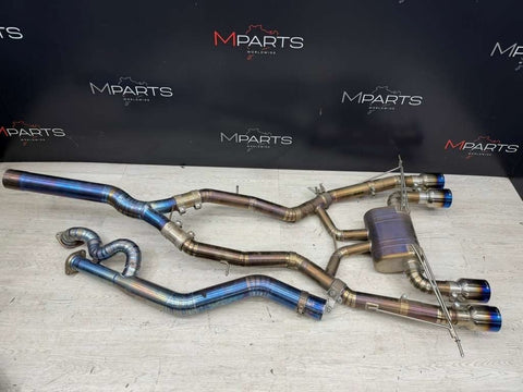 Valvetronic Designs Valved Titanium Full Exhaust w/ Burnt Tips 20-25 BMW G87 M2