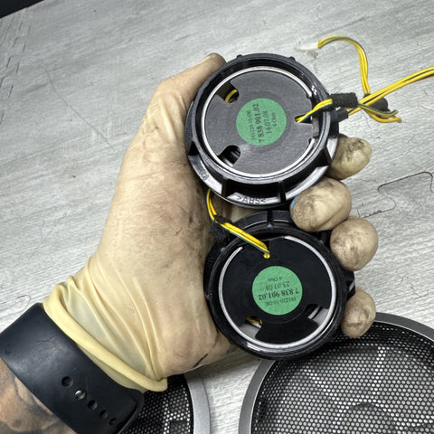 07-13 BMW E92 E93 3-Series 2dr Front Rear Door Individual Speaker Covers Trims