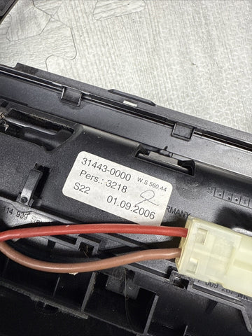 06-07 OEM BMW E63 E64 M6 Front Dash Center Console Carbon Trim 3pc Set