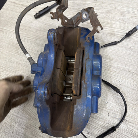 BMW 15-20 F87 M2 F30 F31 F80 F82 F83 M3 M4 Front Left Driver Brake Caliper Blue