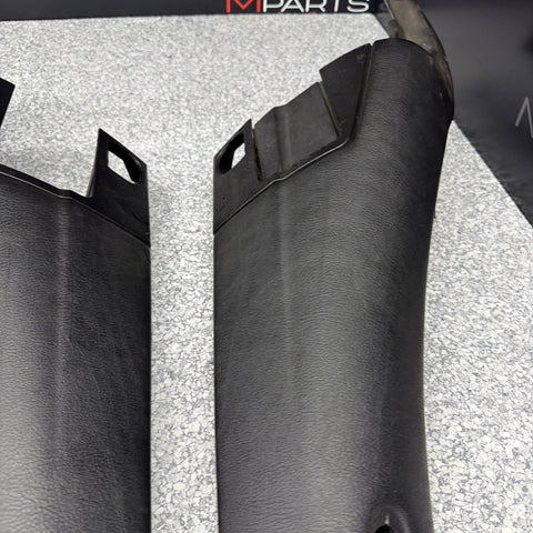 01-06 BMW E46 M3 OEM Convertible Rear Top Lateral Trim Pane Left Right Black