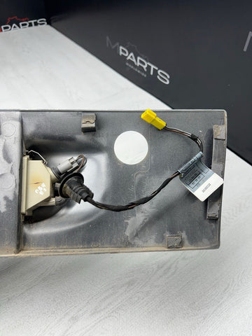 Rear Trunk Lid Lisence Plate Cover Trim Silver OEM BMW E36 Z3 M Roadster 1998-02