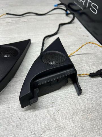 BMW 06-10 E63 E64 650I M6 OEM FRONT LOGIC 7 DOOR TWEETER SPEAKERS TWEETERS