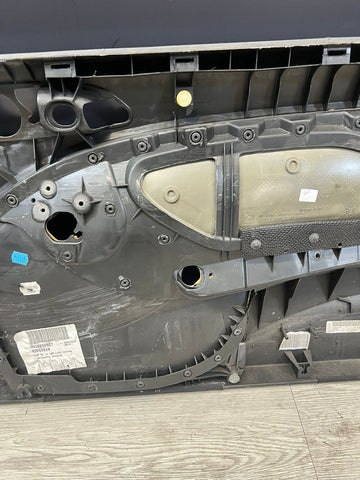 01-06 BMW E46 M3 DRIVER LEFT SIDE DOOR PANEL CARD BLACK OEM