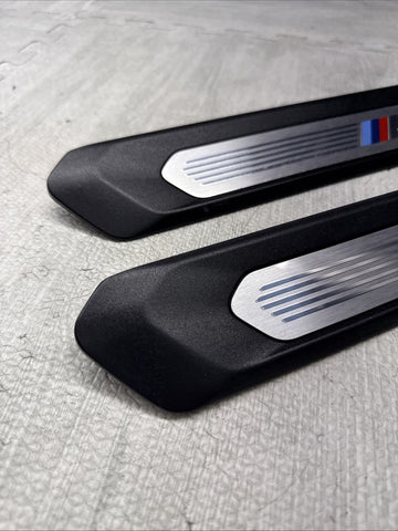 BMW OEM Front Entrance Covers Door Sills Plates 8068487 X3 G01 G08 X4 G02