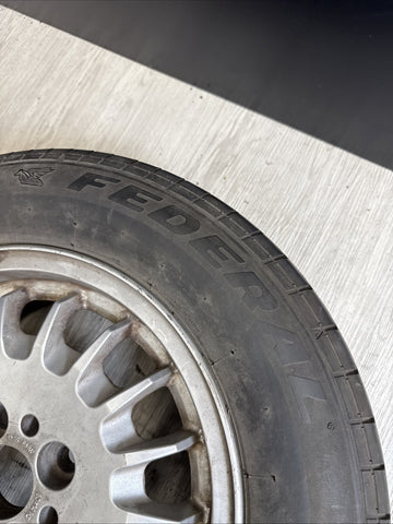 84-91 OEM BMW e30 318i 325e 325i Bottle Cap Wheel Rim 59144 14” 14x6 1125688