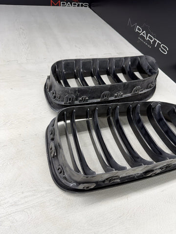 BMW F06 F12 F13 M6 Front Kidney Grilles Grille Set Black