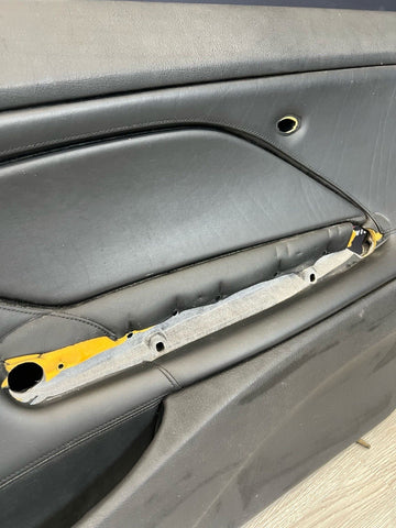 01-06 BMW E46 M3 PASSENGER RIGHT SIDE DOOR PANEL CARD BLACK OEM