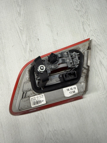 2011–2013 BMW 3 Series E92 Left Inner Trunk Lid Tail Light OEM 7252779 *Chip