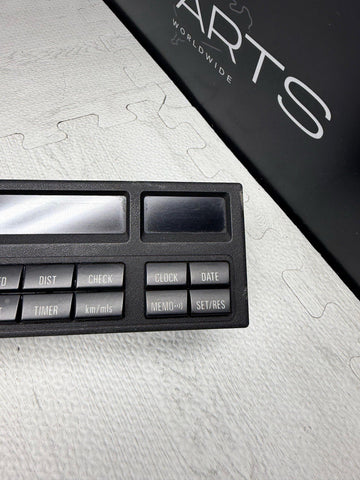 BMW OEM E36 318 325 328 M3 18 BUTTON ON BOARD COMPUTER CHECK OBC DISPLAY 92-99