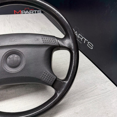87-93 BMW M3 318i 325i E30 Leather Steering Wheel 4-Spoke 1156363 OEM